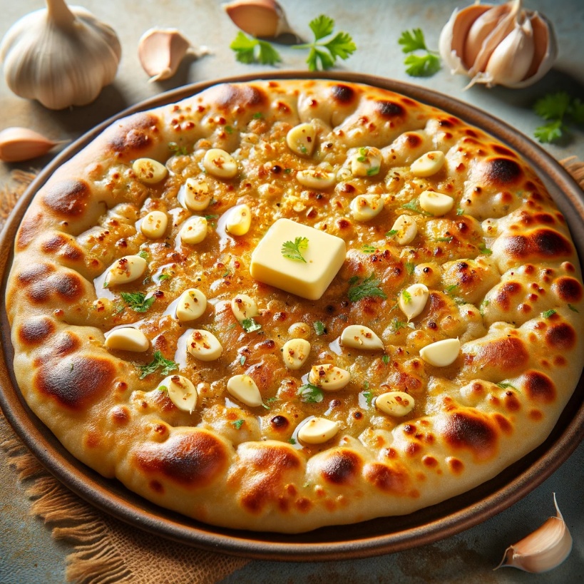 Garlic kulcha